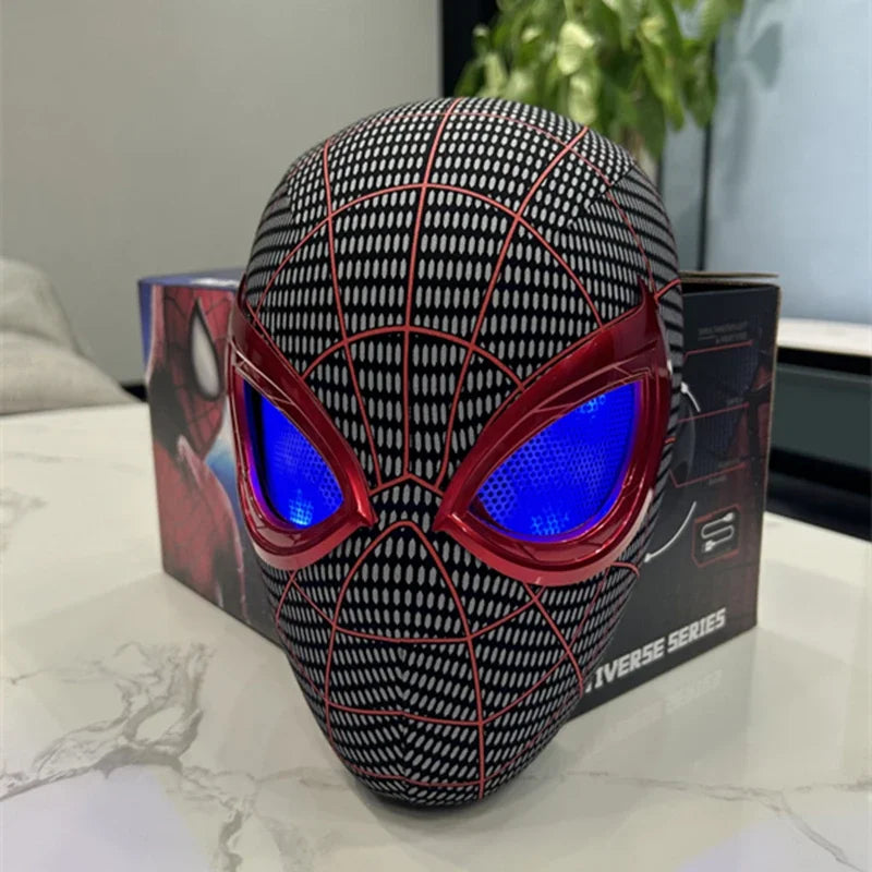 Moving Eyes Cosplay Spiderman Mask Electronic Remote Controlled.