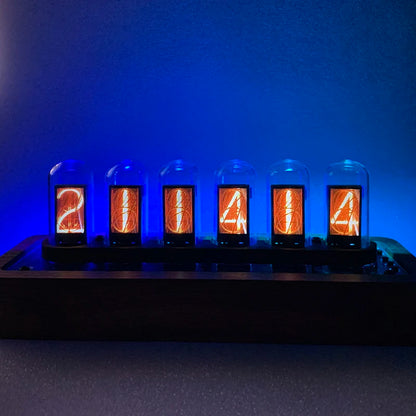 Nixie Tube RGB Digital Led Glow Tube Clock.