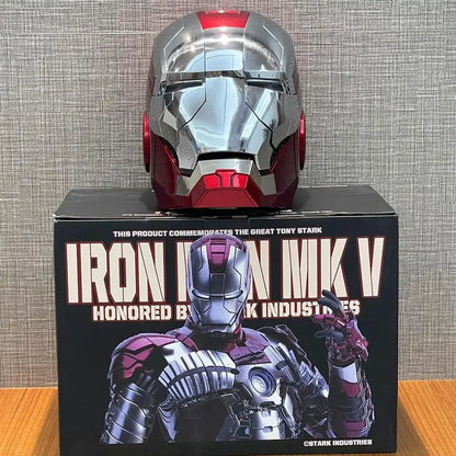 Marvel Iron Man Electric Helmet Multi-piece Voice Controlled.