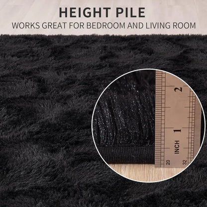 Fluffy Rugs for Living Room, Large Area Rugs With Memory Foam.