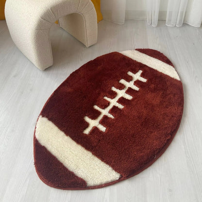 Beyond Deco Hand Tufted Football Area Rugs.