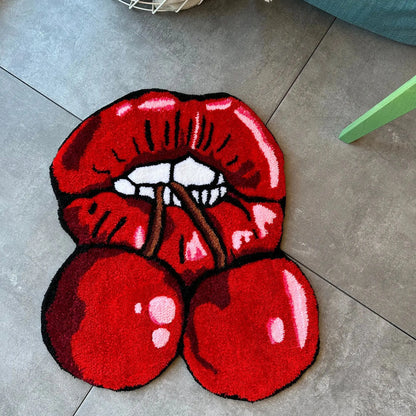 Big Mouth Cherry Rugs.