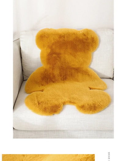 Cartoon Animal Bear Irregular Shaped Tufted Rugs.