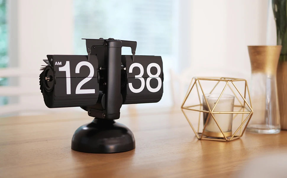 Flip Down Page Desk Clocks Retro Flip Clock .