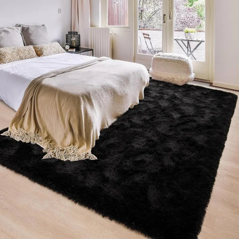 Fluffy Rugs for Living Room, Large Area Rugs With Memory Foam.