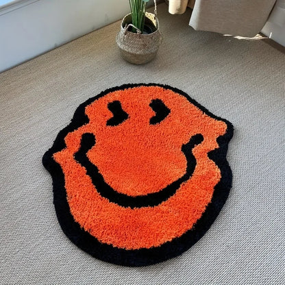 Smiling Soft Fluffy Carpet Rugs.