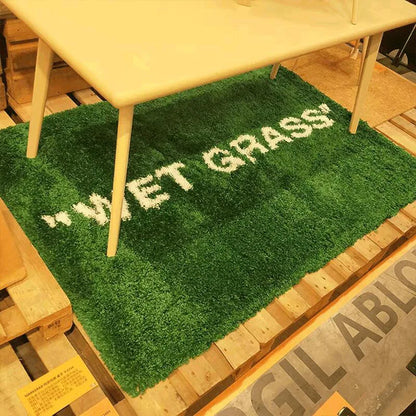 Fashion Brand Wet Grass Tufted Rugs.