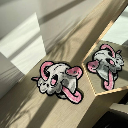 "Ghost B00BS" Tufted Rugs.
