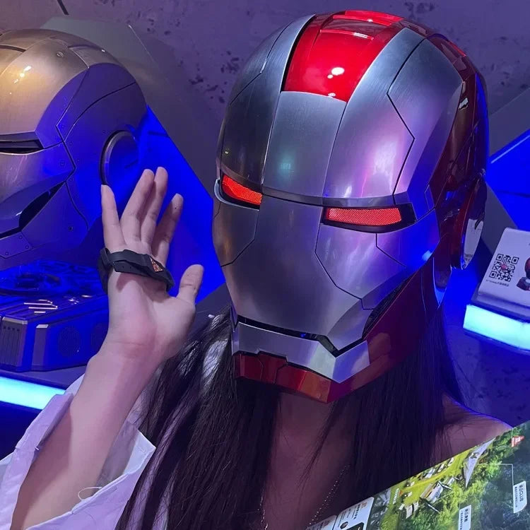 Marvel Iron Man Mk5 Helmet With  JARVIS A.I Intelligent Voice and Remote Controled.
