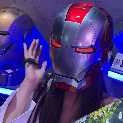 Marvel Iron Man Mk5 Helmet With  JARVIS A.I Intelligent Voice and Remote Controled.