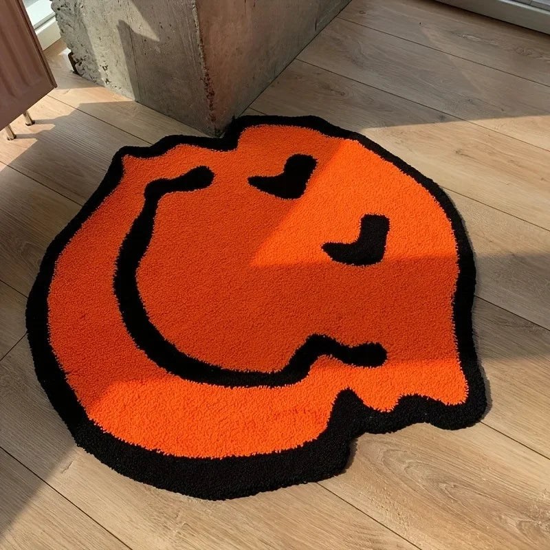 Smiling Soft Fluffy Carpet Rugs.