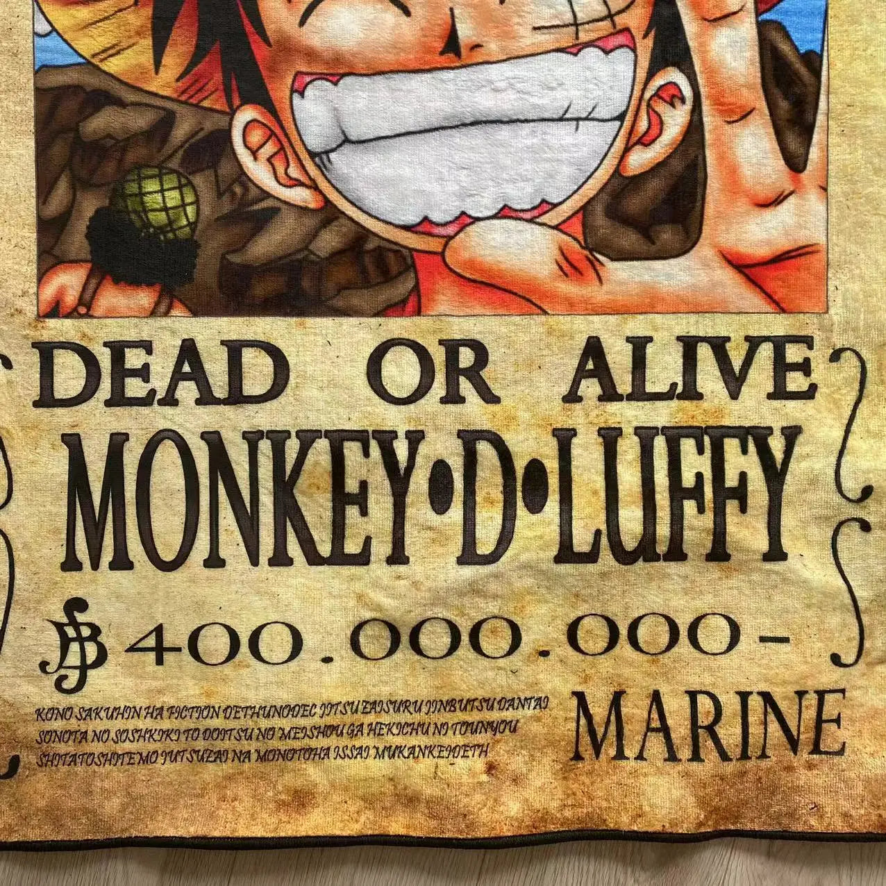 One PIECE Luffy Irregular Rug.