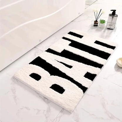 "GET NAKED" Non slip Bathroom Rugs.