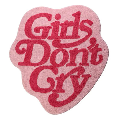 Irregular "Boys/Girls Don't Cry" Tufted Rugs.