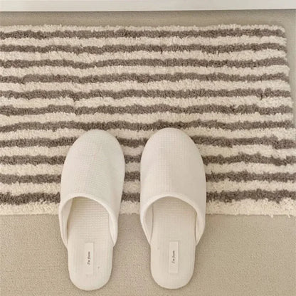 40x70cm Flocking Bath Mat Anti-slip Absorbent Bathtub Foot Pad.