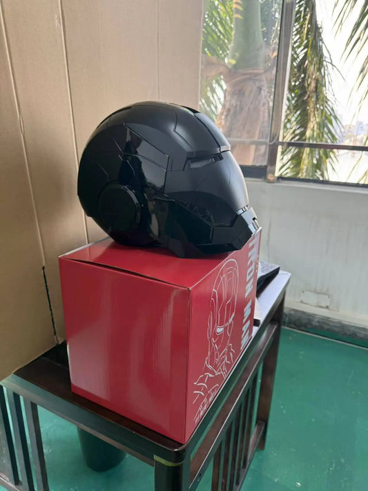 Black MK5 Iron Man Helmet.