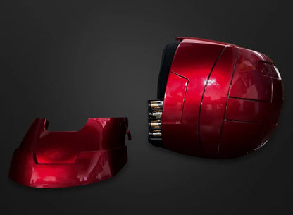 Iron Man Helmet Mk5 Voice Control Eyes With Light Model Toys For Adult Electric Wearable Christmas Gift.