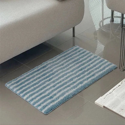 Tufted Stripes Rug High-Quality Anti-slip Rug.