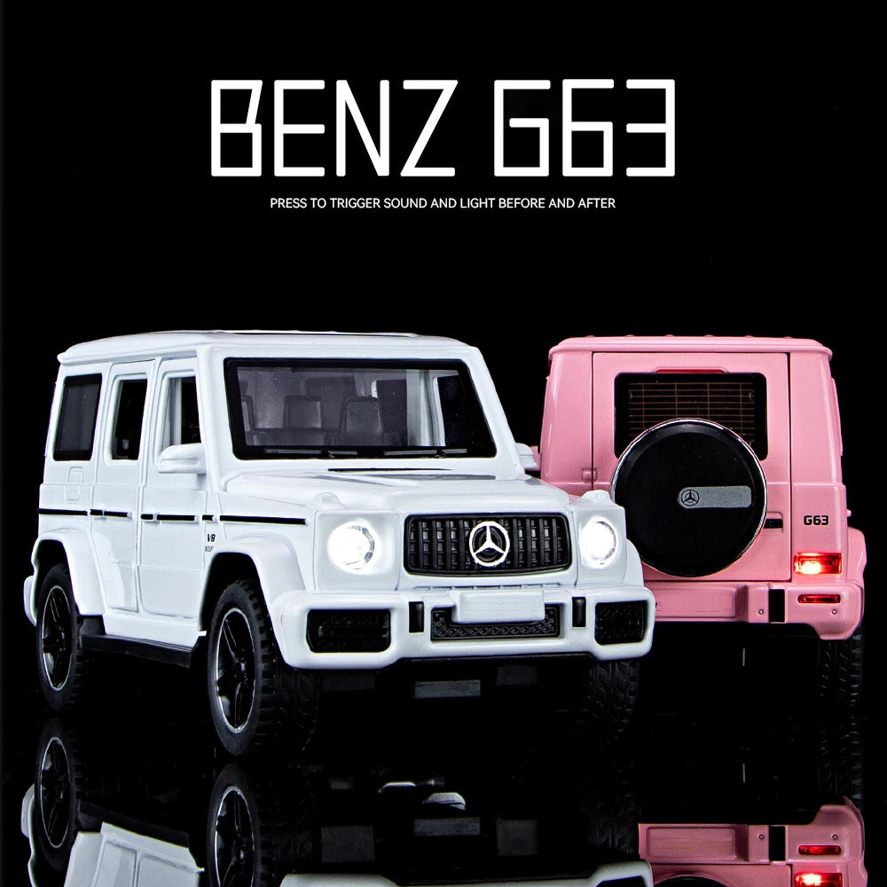 Benz G63 SUV Alloy Model Car Toy.