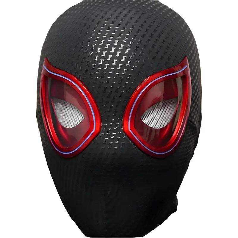 Miles Spider-Man head set electric eyes can move the vertical universe can blink.