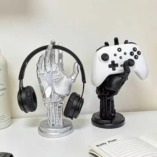 3D Cyberpunk Style Robot 15-25CM Headphone Holder.