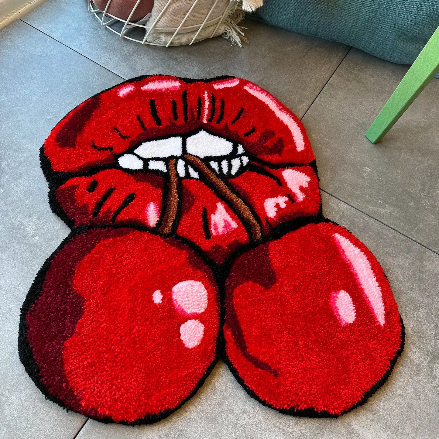 Big Mouth Cherry Rugs.