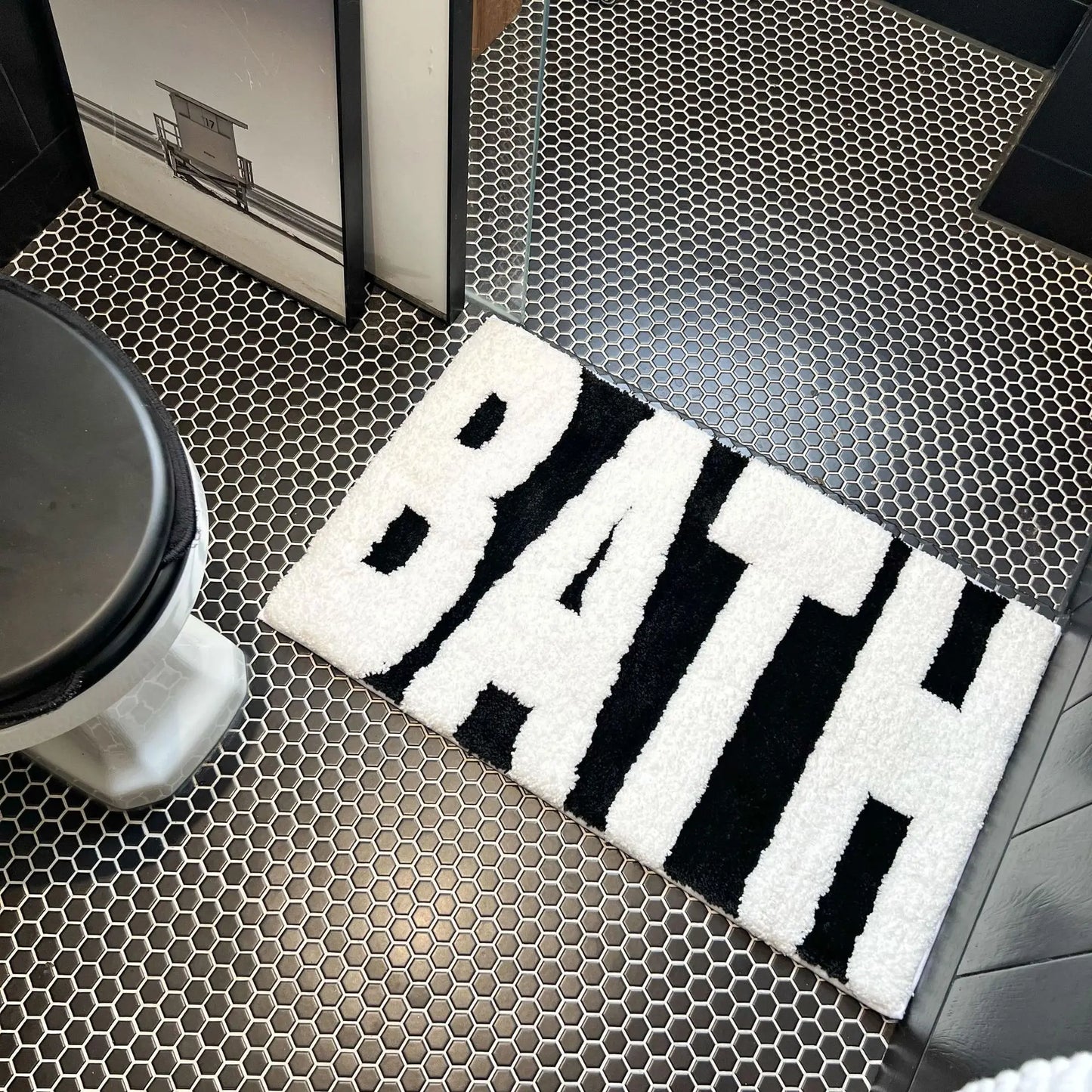 Naughty Bathrooms Rugs.