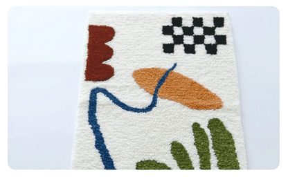 Geometric Pattern Tufted Carpet.