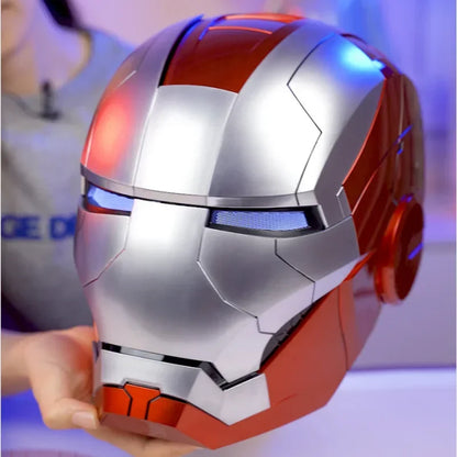 Marvel Iron Man Electric Helmet Multi-piece Voice Controlled.