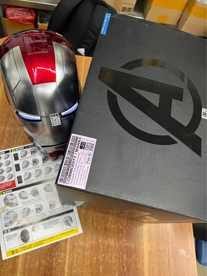 Marvel Iron Man Mk5 Helmet With  JARVIS A.I Intelligent Voice and Remote Controled.