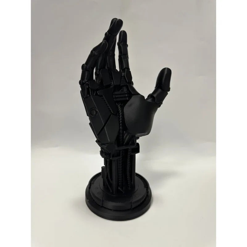 Cyberpunk Robotic Hand Statue Game Controller Stand.