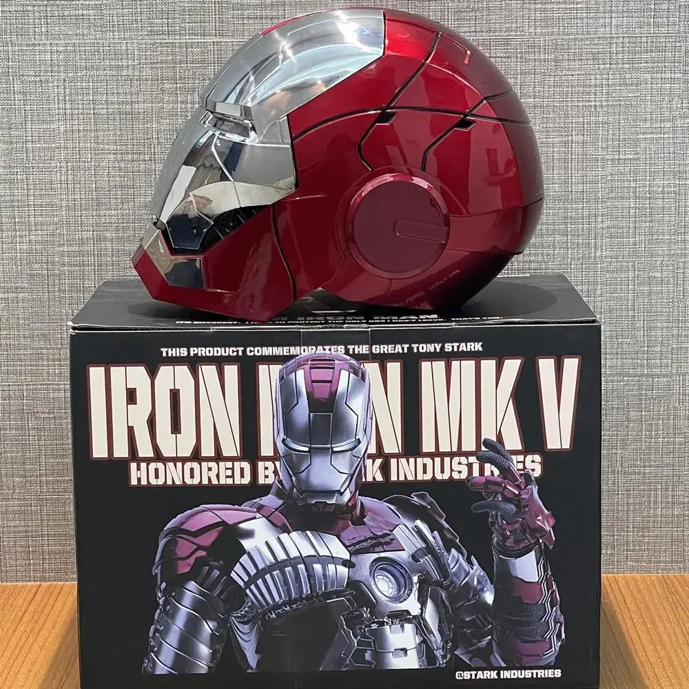 Marvel Iron Man Electric Helmet Multi-piece Voice Controlled.