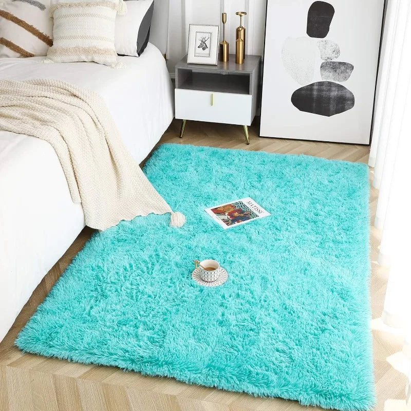 Fluffy Rugs for Living Room, Large Area Rugs With Memory Foam.