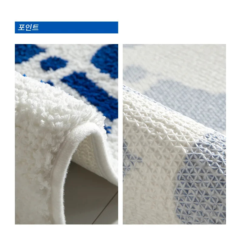 "You Look Good" Tufted Rugs.