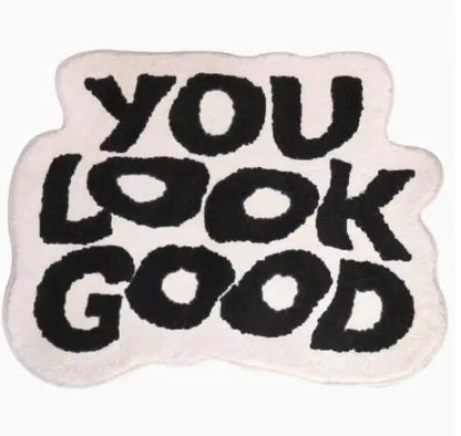 Tufted You Look Good Rug Handmade Rug.