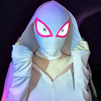 Marvel Mascara Spiderman Headgear Mask Gwen Spider-Man Mask.