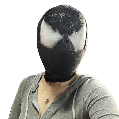 Marvel The Amazing Spider-Man Edward Eddie Brock White Venom Mask.