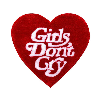 GIRL'S DON’T CRY, Heart-Shaped Rugs.