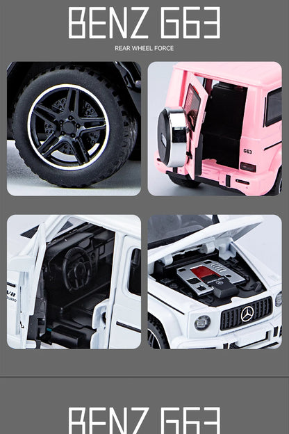 Benz G63 SUV Alloy Model Car Toy.