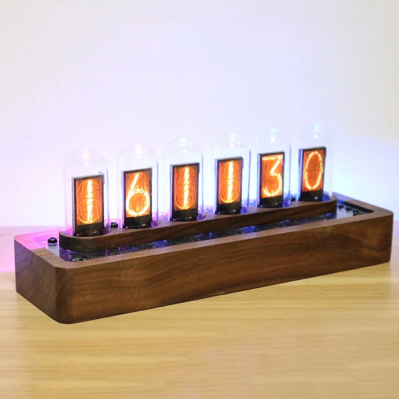 Nixie Tube RGB Digital Led Glow Tube Clock.