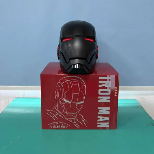 The Avengers Iron Man Mk5 Helmet with Movable Plates And Voice-activation.