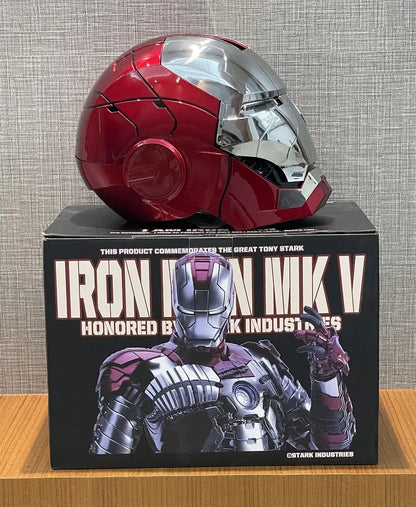 Marvel Iron Man Electric Helmet Multi-piece Voice Controlled.