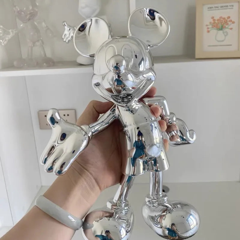 Cartoon Anime Mouse Statue Resin Plated.