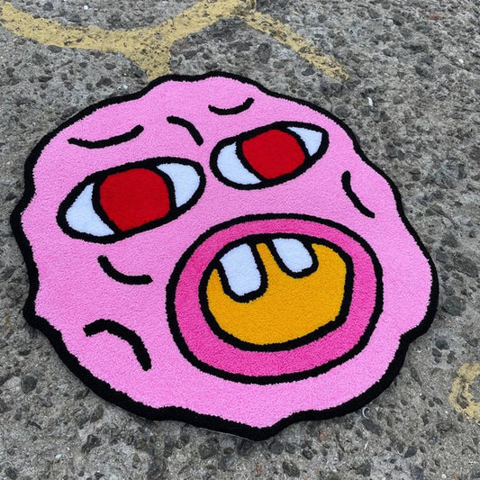 Cherry bomb Anti-slip Imitation Cashmere Carpets.