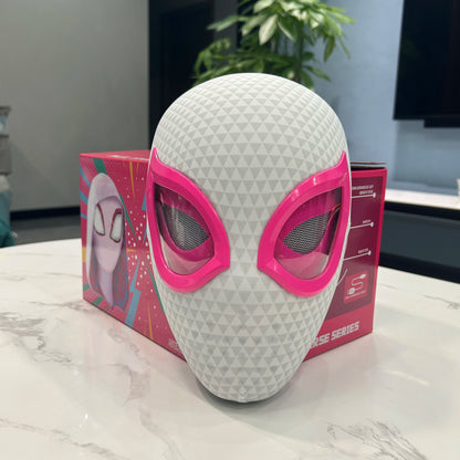 Gwen Spider Man Moving Eyes Helmet Mask.