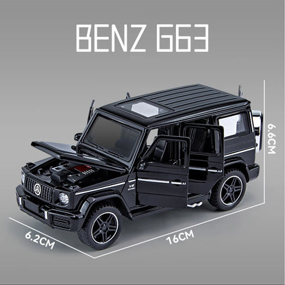 Benz G63 SUV Alloy Model Car Toy.