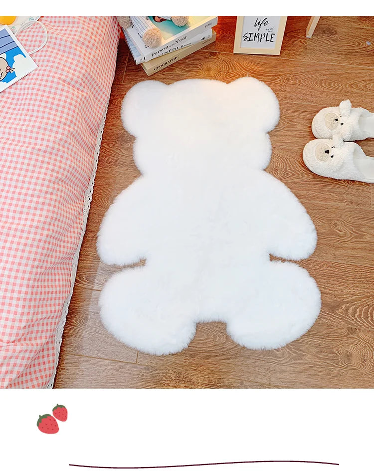 Soft Faux Rabbit Fur Rugs.