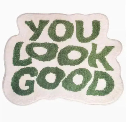 Tufted You Look Good Rug Handmade Rug.