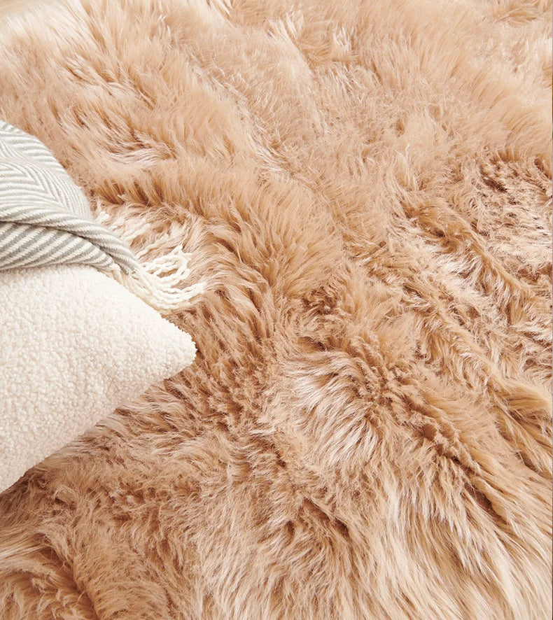 Shaggy Luxurious Fur Rugs.