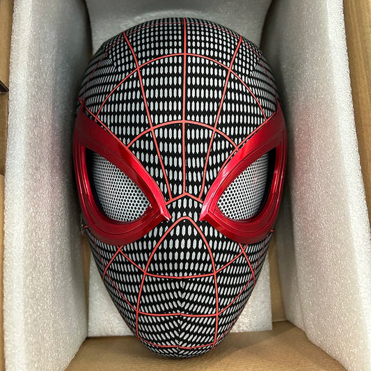 Moving Eyes Cosplay Spiderman Mask Electronic Remote Controlled.